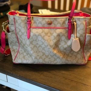 Coach diaper bag
